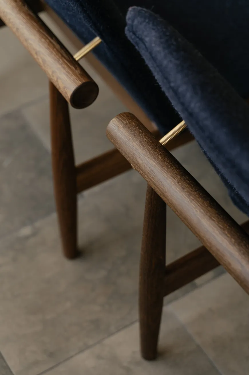 Japan stol, eg olie af Finn Juhl