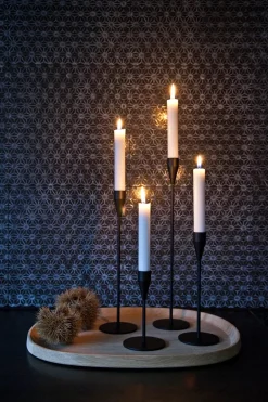 Jupiter Lysestage, sort fra Piet Hein