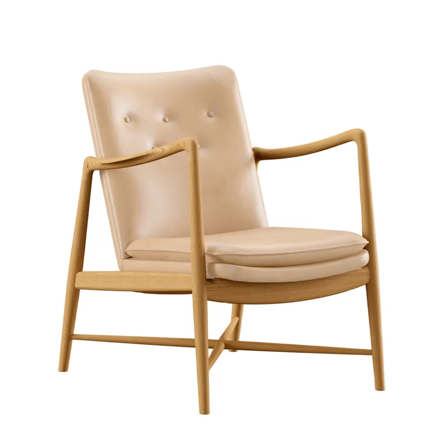 Kaminstolen, valnød af Finn Juhl