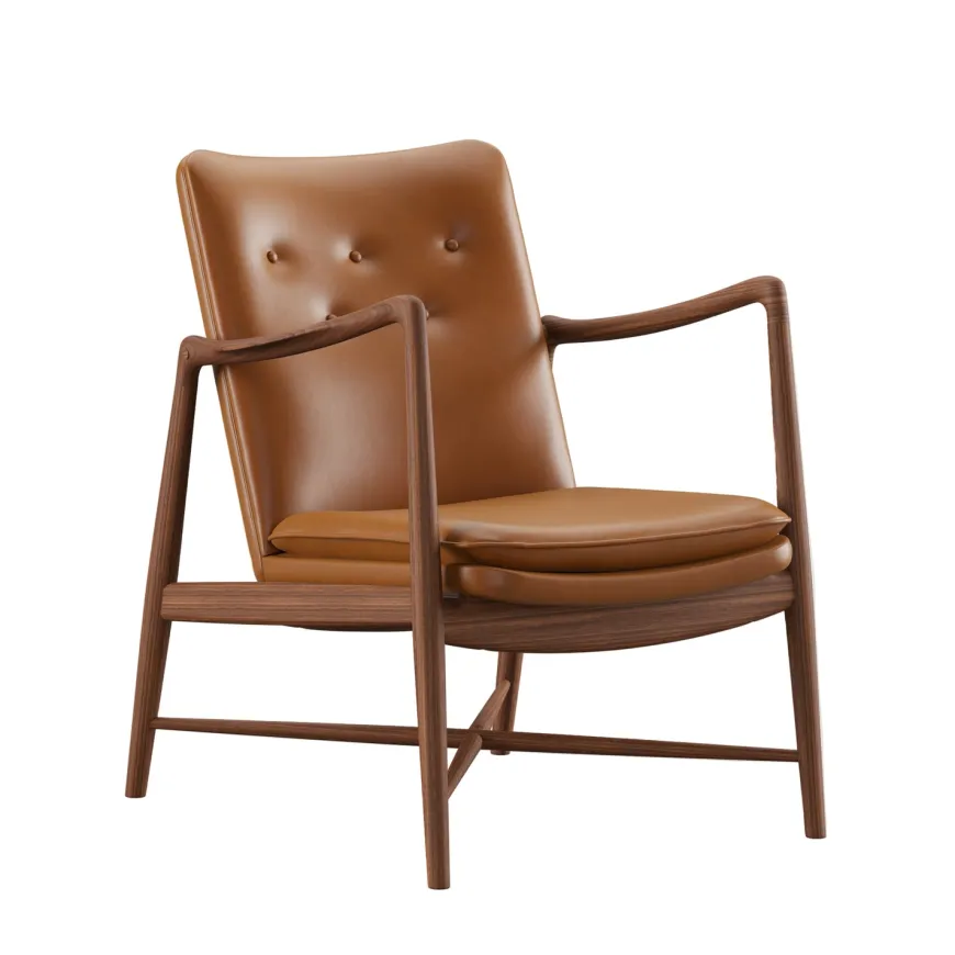 Kaminstolen, valnød af Finn Juhl