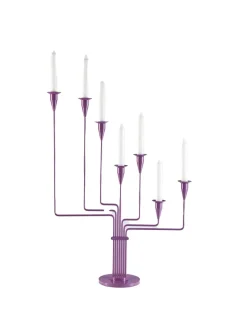 Karlsvognen Table Lysestage, sort fra Piet Hein