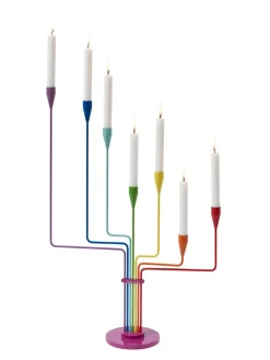 Karlsvognen Table Lysestage, messing fra Piet Hein