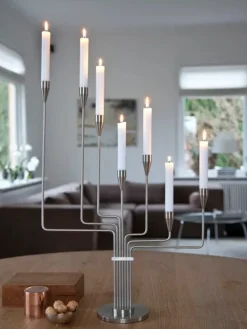 Karlsvognen Table Lysestage, turkis fra Piet Hein