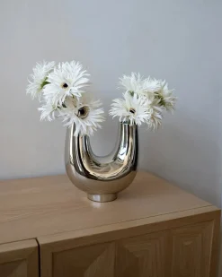 Kazumi Vase, silver fra Hein Studio