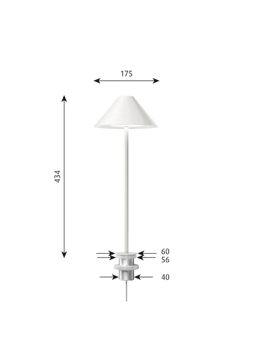 Keglen Bordlampe fra Louis Poulsen