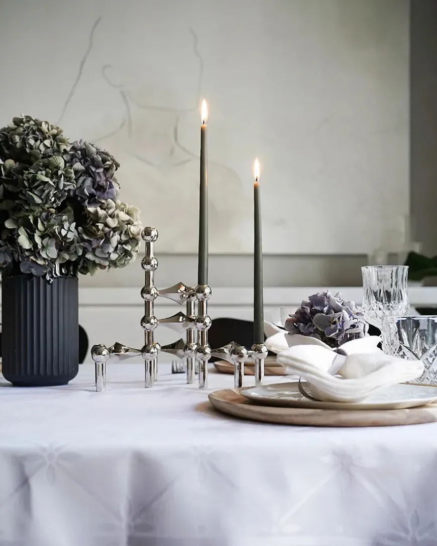 Kertelys til Nagel Lysestage, ginger fra STOFF Nagel