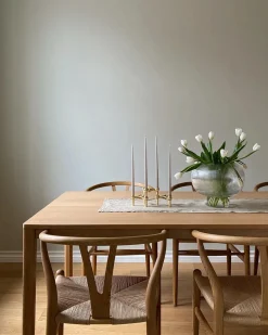 Kertelys til Nagel Lysestage, sand fra STOFF Nagel