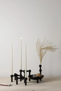 Kertelys til Nagel Lysestage, off white fra STOFF Nagel