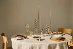 Kertelys til Nagel Lysestage, off white fra STOFF Nagel