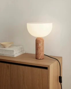 Kizu Bordlampe Small, White Marble fra New Works
