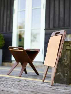 Klaburet m. Sæde i Kernelæder fra Piet Hein