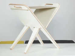 Klaburet m. Sæde i Kernelæder fra Piet Hein