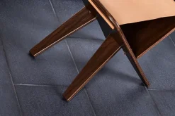 Klaburet m. Sæde i Kernelæder fra Piet Hein