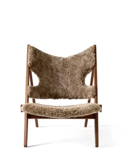 Knitting Lounge Chair, Sheepskin fra Audo Copenhagen