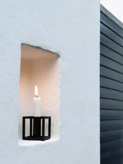 Kubus 1 Lysestage, hvid fra Audo Copenhagen