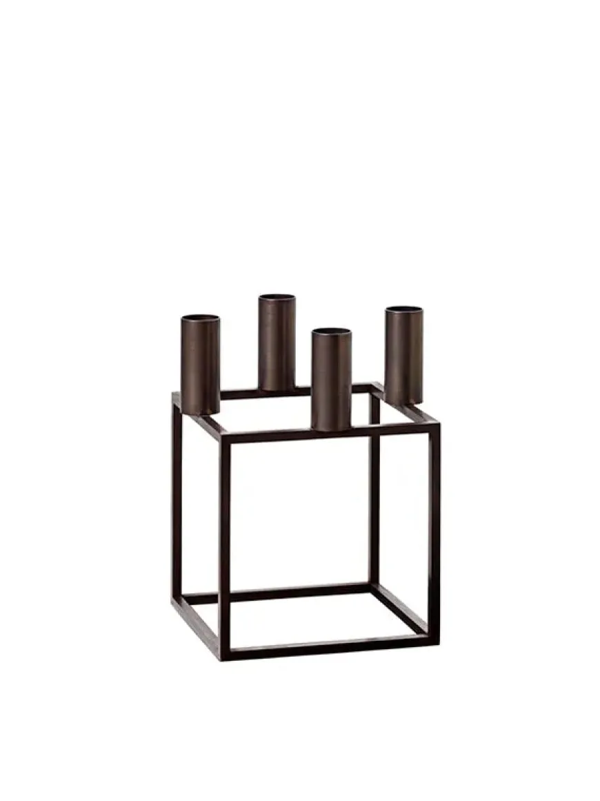 Kubus 4 Lysestage, hvid fra Audo Copenhagen