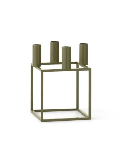 Kubus 4 Lysestage, ivory fra Audo Copenhagen