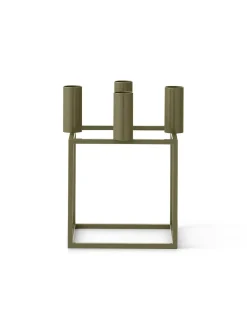 Kubus 4 Lysestage, olive fra Audo Copenhagen