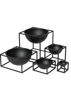 Kubus Bowl Mini nikkel fra Audo Copenhagen