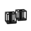 Kubus Micro lysestager, sort fra Audo Copenhagen