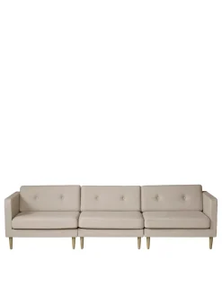 L42 Firhøj Sofa 3-Personers, beige fra FDB Møbler