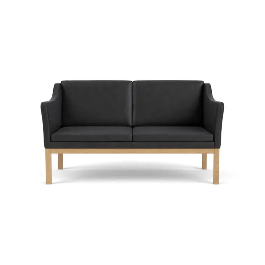 L45 MK154 2 pers. sofa, beige tekstil af Mogens Koch