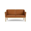 L45 MK154 2 pers. sofa, cognac læder af Mogens Koch