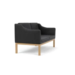 L45 MK154 2 pers. sofa, cognac læder af Mogens Koch