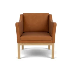 L46 MK155 lænestol, beige tekstil af Mogens Koch