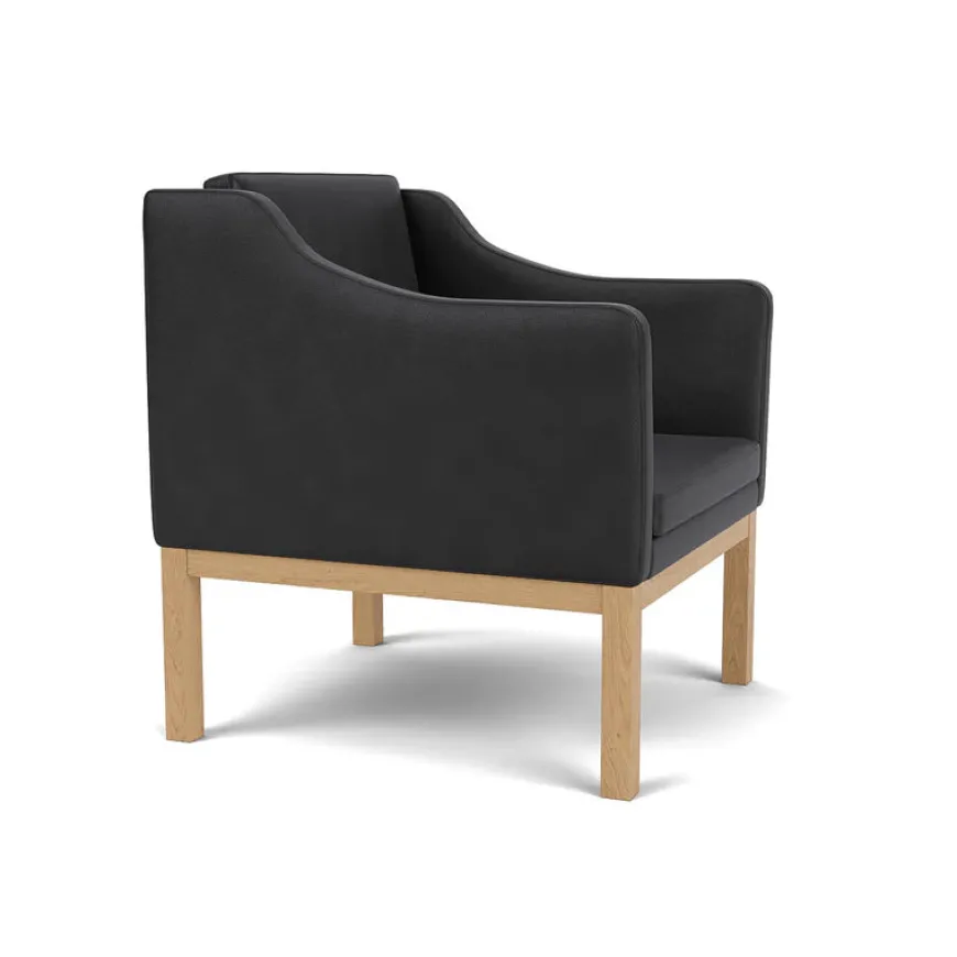 L46 MK155 lænestol, cognac læder af Mogens Koch