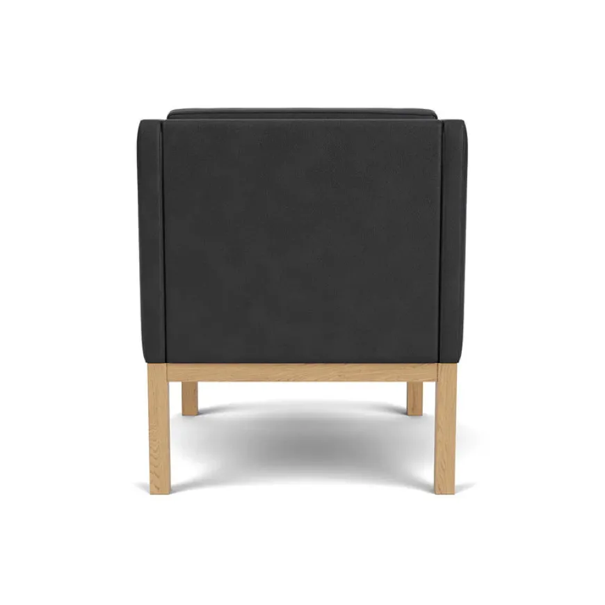 L46 MK155 lænestol, cognac læder af Mogens Koch