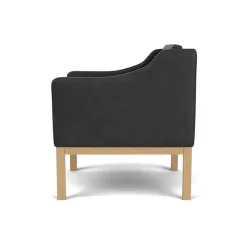 L46 MK155 lænestol, cognac læder af Mogens Koch