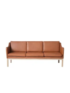 L43 MK46 Sofa, cognac læder af Mogens Koch