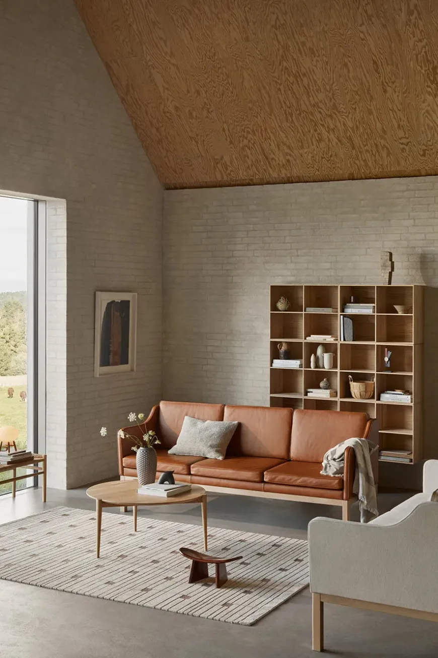 L43 MK46 Sofa, cognac læder af Mogens Koch