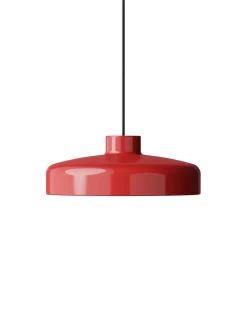 Lacquer pendant medium, grey fra Nine