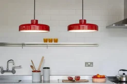 Lacquer pendant medium, grey fra Nine