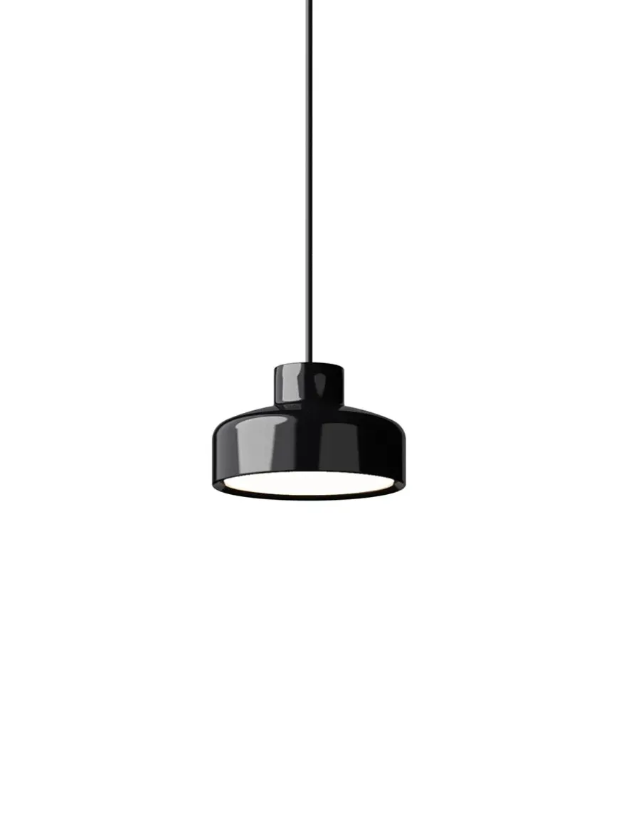 Lacquer pendant small, grey fra Nine