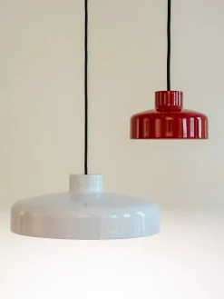 Lacquer pendant small, grey fra Nine