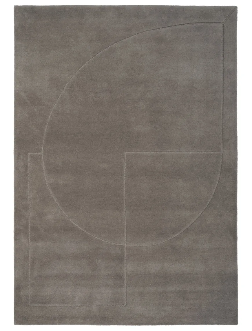 Lineal Poem Tæppe, Moss fra Linie Design