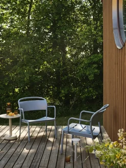 Linear Steel Coffee Table, Ø42 fra Muuto