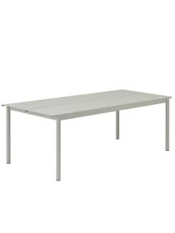 Linear Steel Table, 220x90 cm fra Muuto
