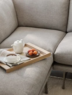 Lissoni PL115 Hjørnesofa, Clay 012 fra Fritz Hansen