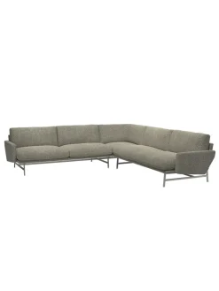 Lissoni PL115 Hjørnesofa, Moss 015 fra Fritz Hansen