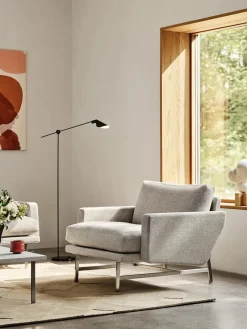 Lissoni PL111 Lounge Chair, Moss 015 fra Fritz Hansen