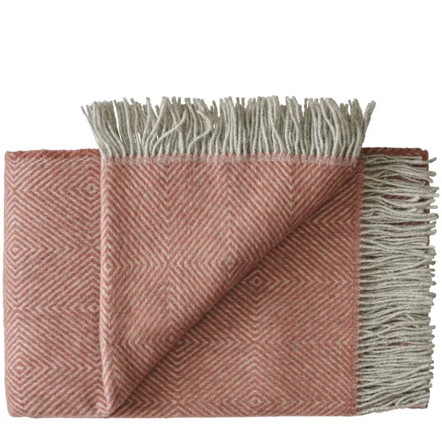 Livø Plaid, seaweed fra Silkeborg Uldspinderi