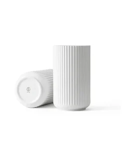 Lyngbyvasen i mørk grøn, H31 cm fra Lyngby Porcelæn