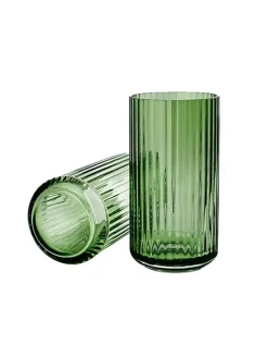 Lyngbyvasen i rød, H15,5 cm fra Lyngby Porcelæn