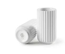 Lyngbyvasen i rosa, H25 cm fra Lyngby Porcelæn