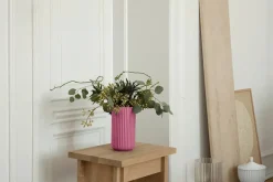 Lyngbyvasen i rosa, H25 cm fra Lyngby Porcelæn