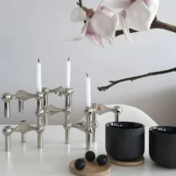 Lys i beige til Nagel lysestage